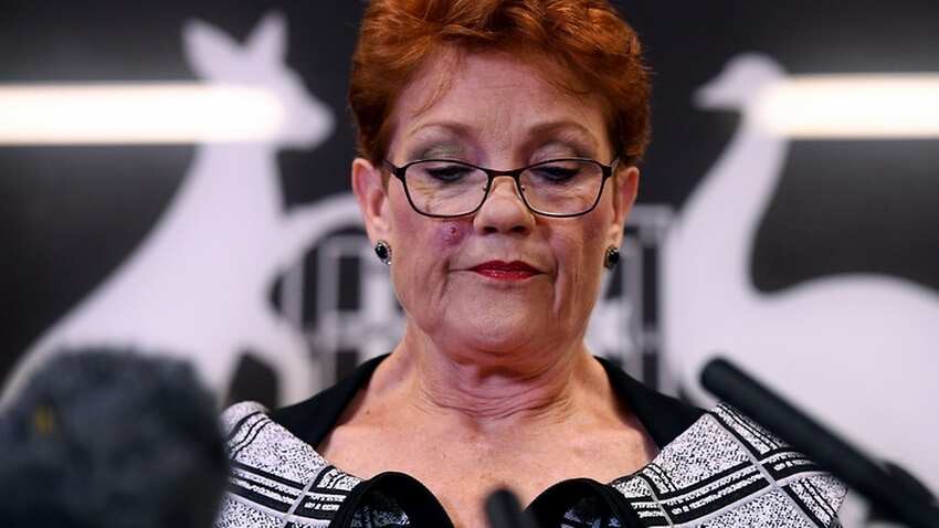 Support for Pauline Hanson said she was "gobsmacked". 