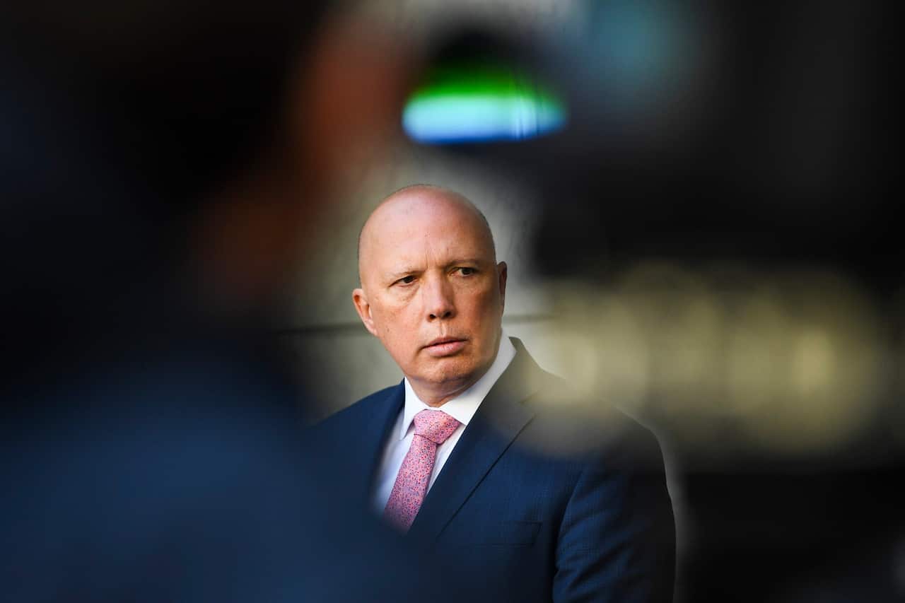 Home Affairs Minister Peter Dutton