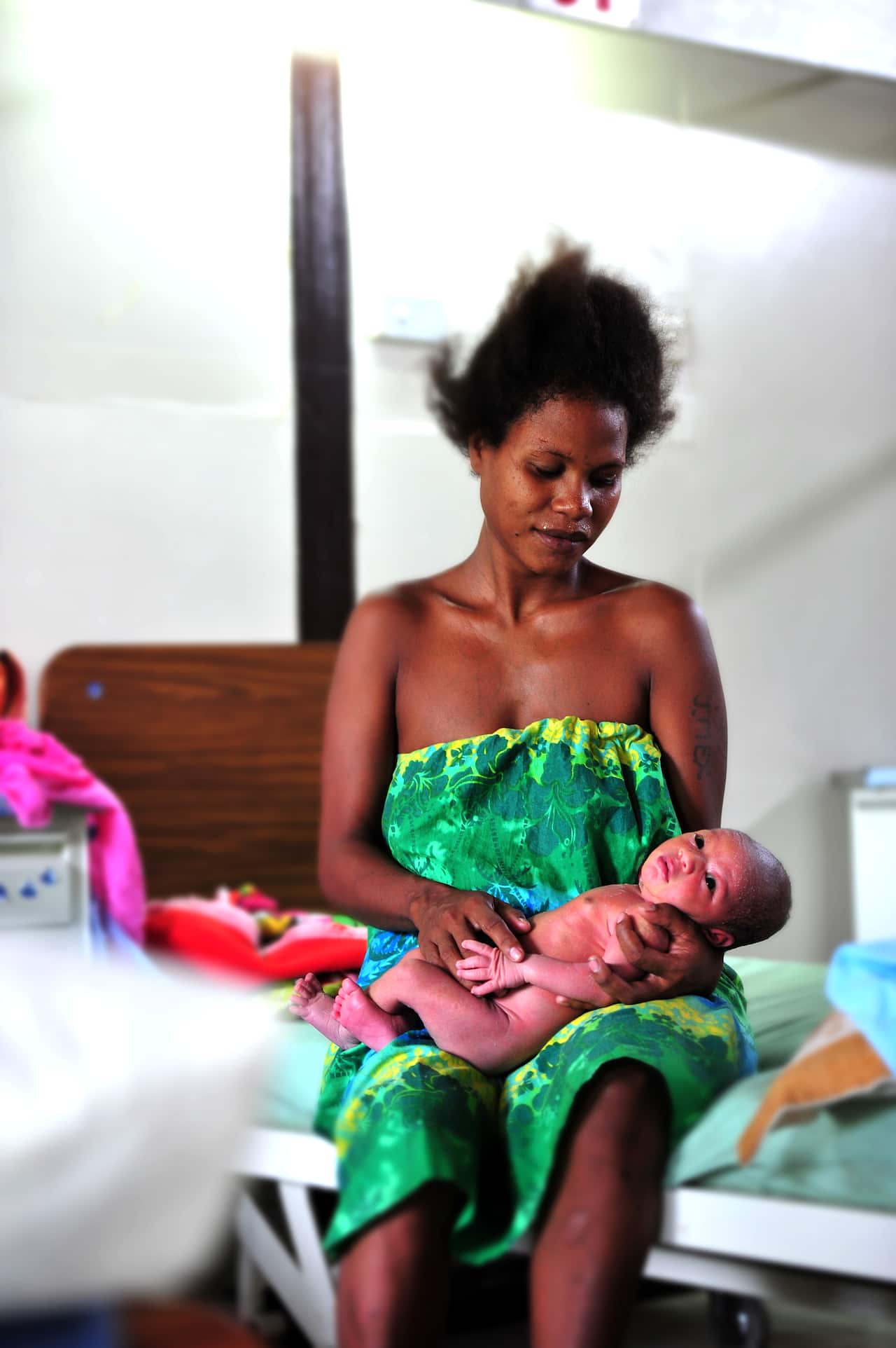A new mother in Papua New Guinea (supplied)
