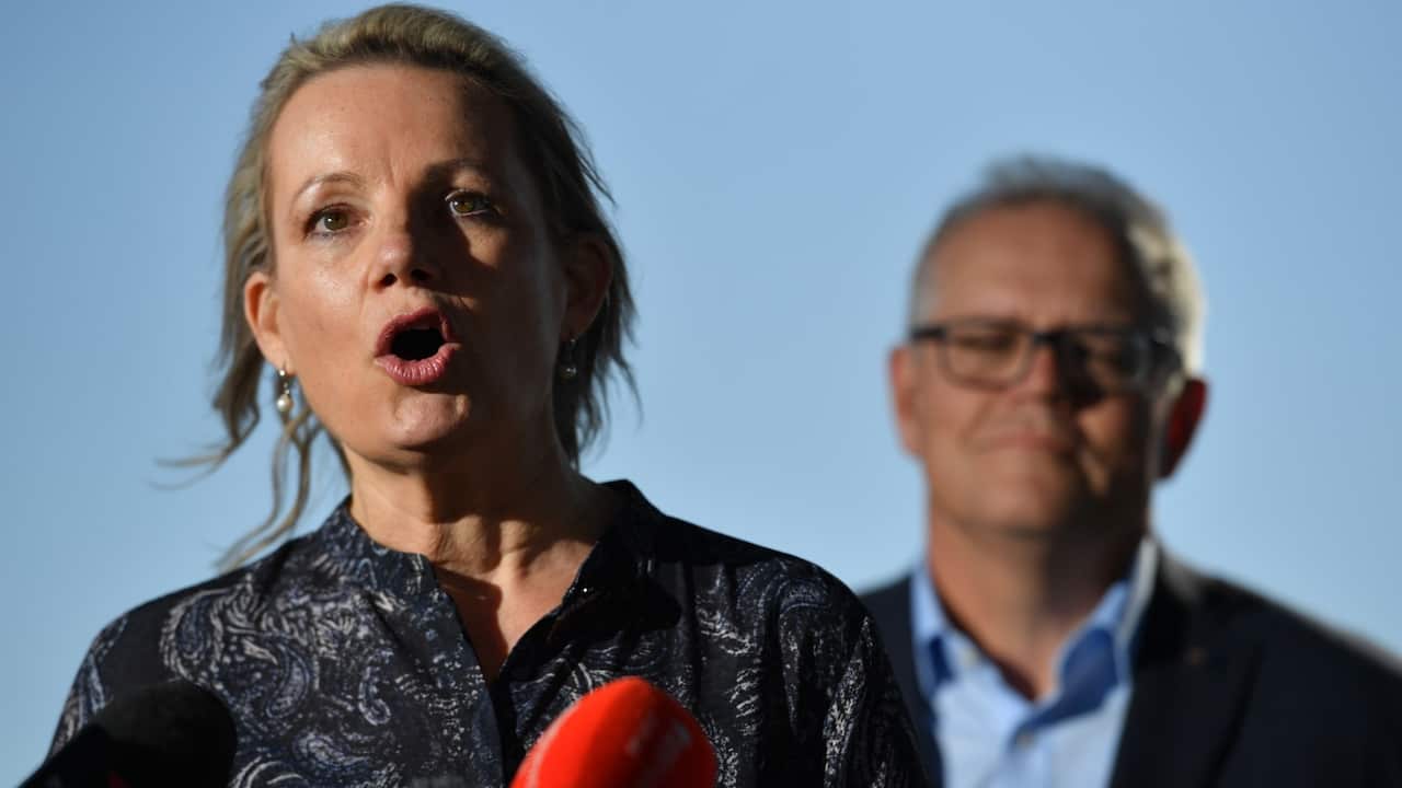 Minister for the Environment Sussan Ley and Prime Minister Scott Morrison.