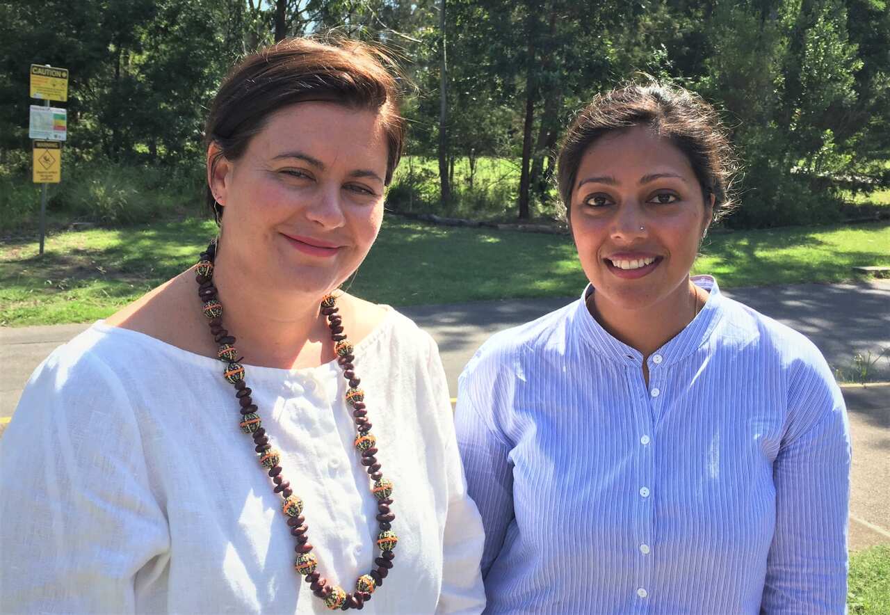 Bernadette and IBA's Talitha Roberts.