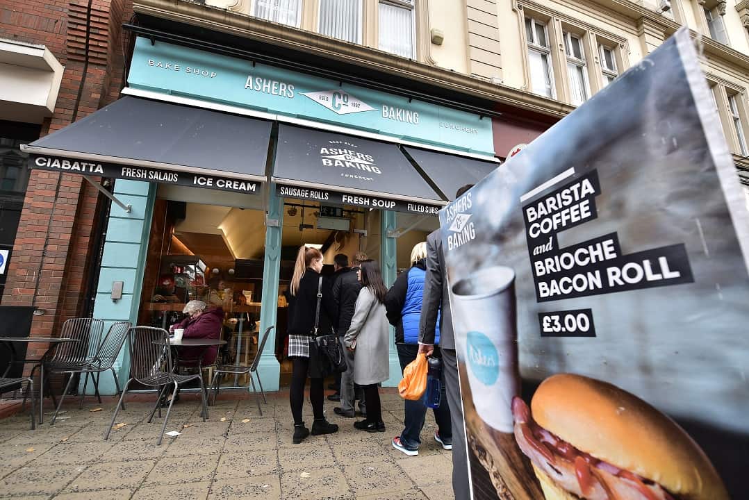 Ashers Bakery in Belfast, Northern Ireland.  