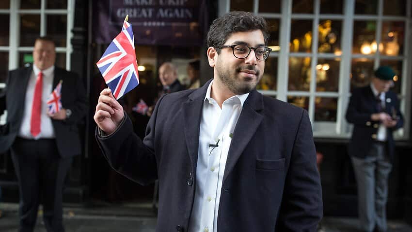 Right-wing activist Raheem Kassam.