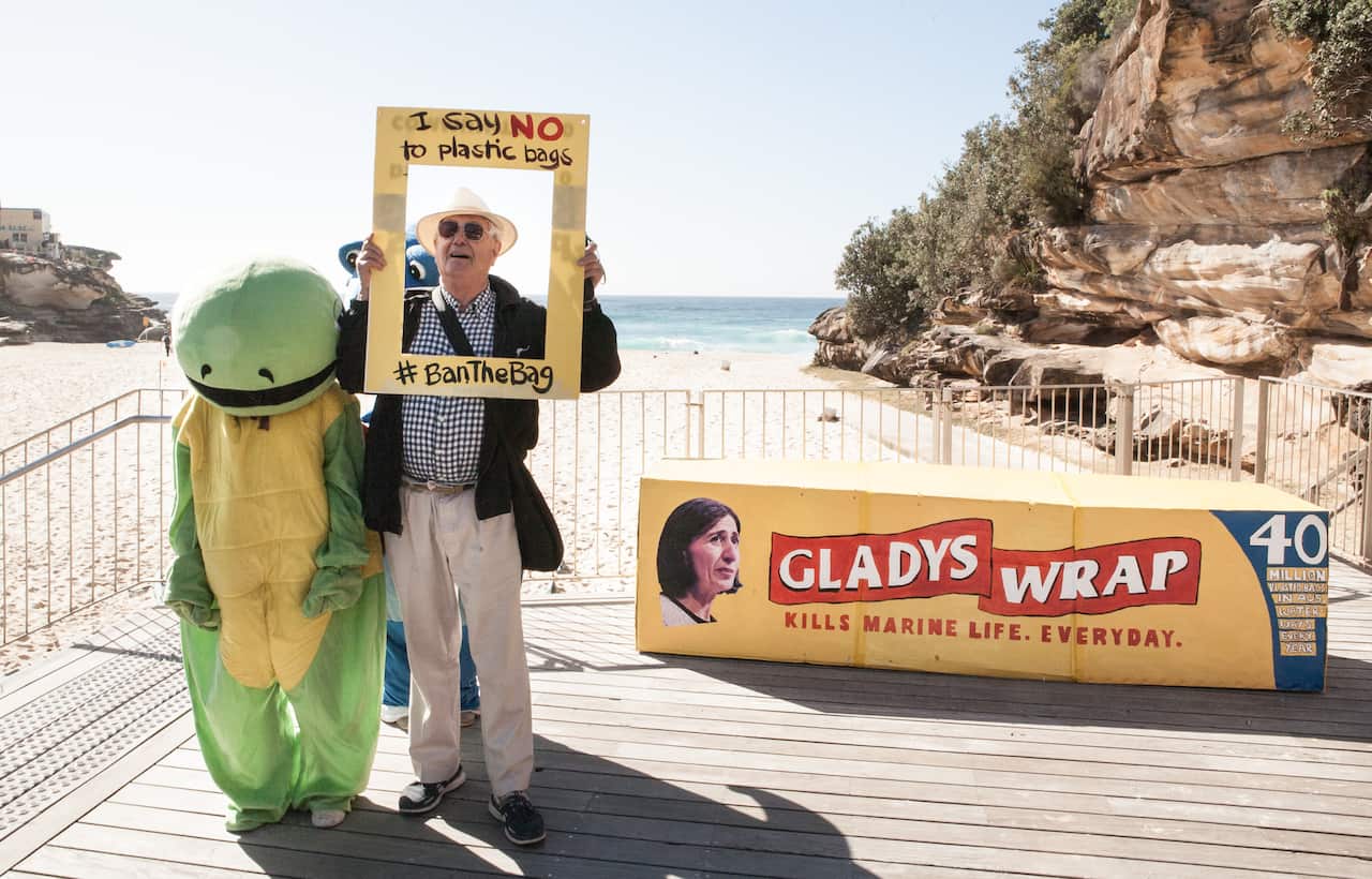 The 'Gladys Wrap' appeared at Sydney's Sculptures By The Sea event in 2017. It was not a submitted entry and was eventually asked to be removed. 