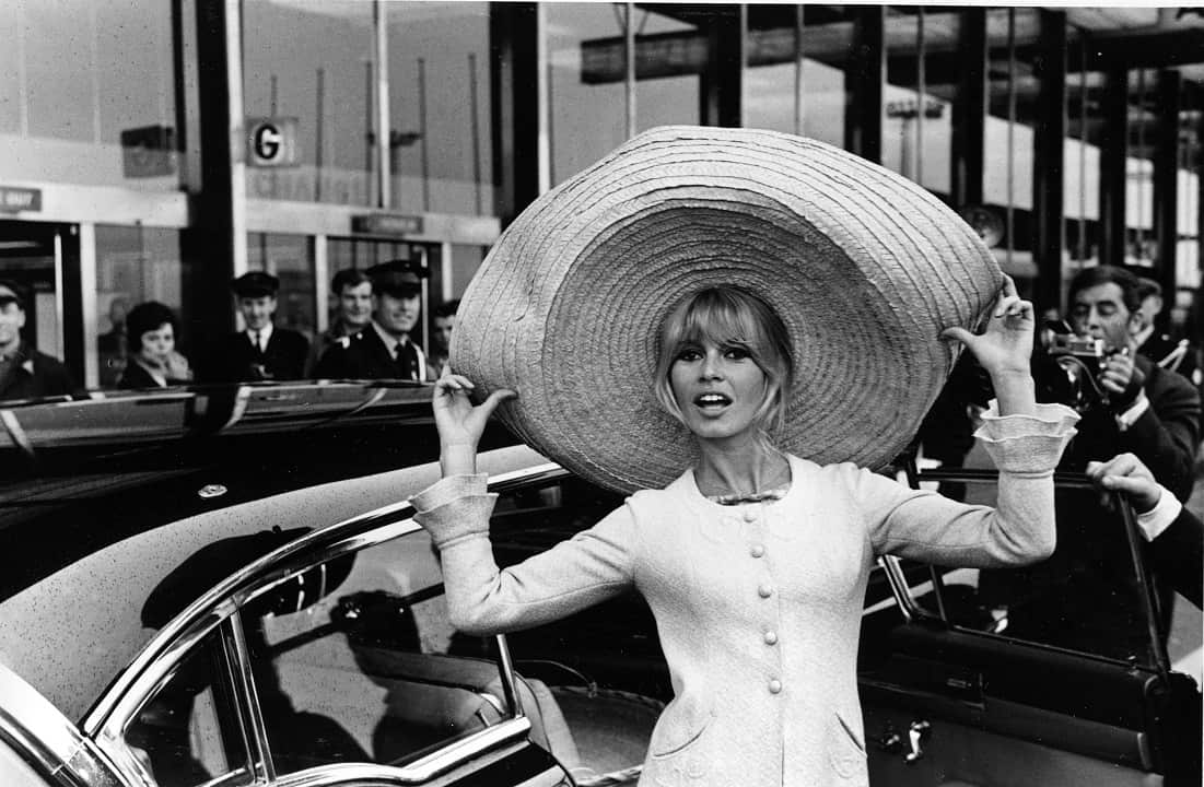 Brigitte Bardot, seen here in 1965, has told a magazine that she found it charming when men told her that she was beautiful.