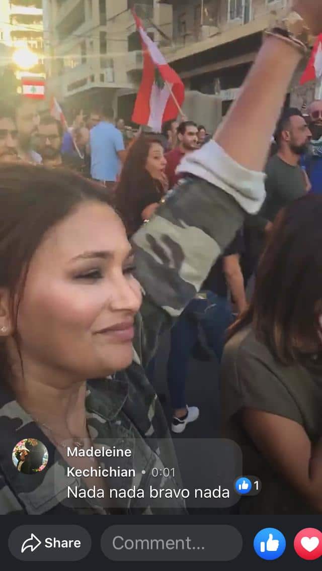 Ms Agha expects the protests to continue despite Prime Minister Saad al-Hariri's resignation.