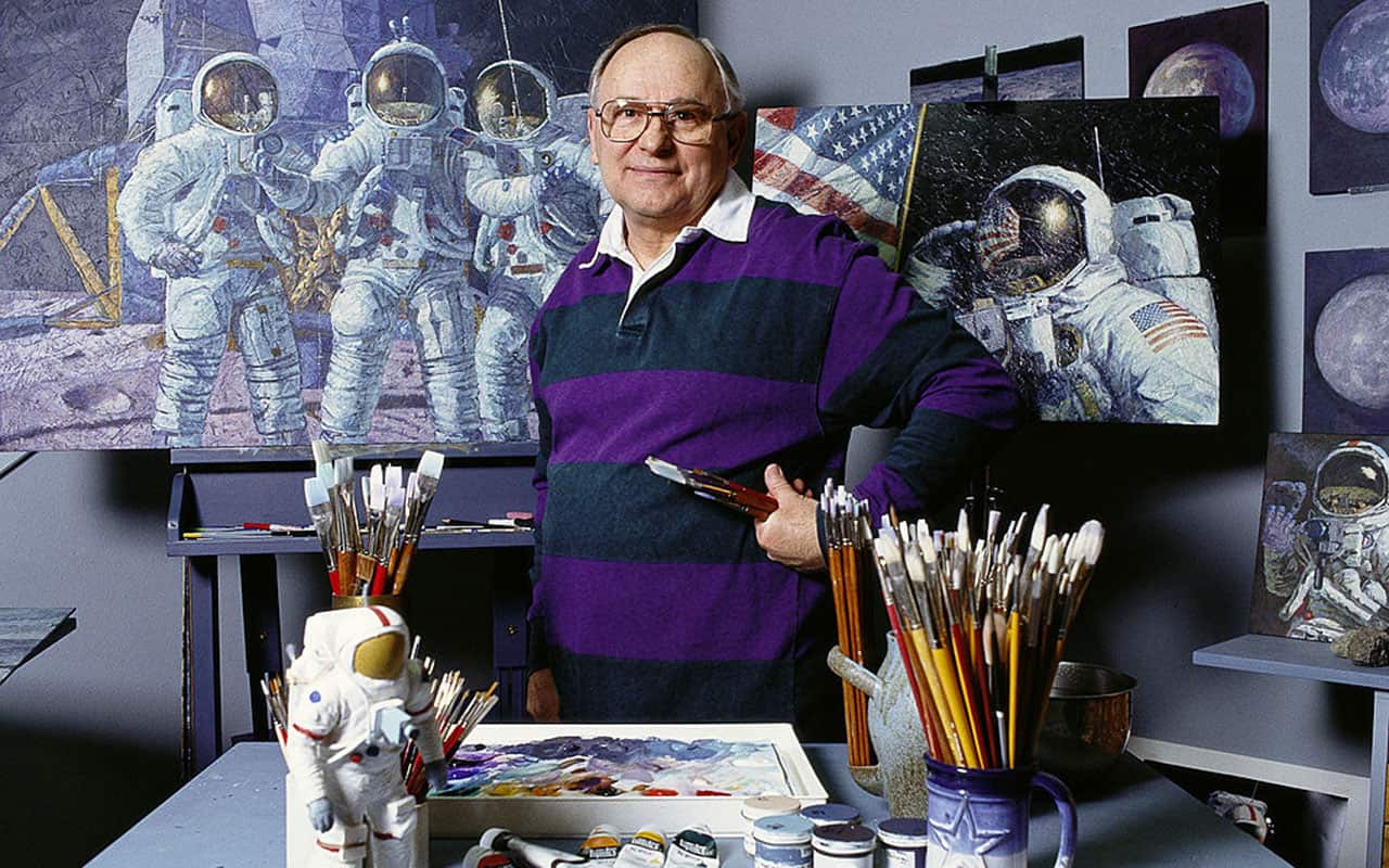 Bean went on to become an artist who painted scenes from space.