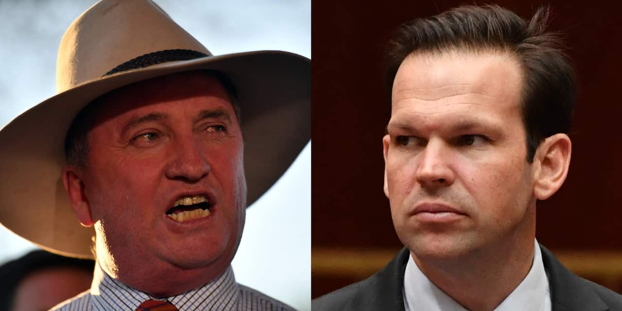 Matt Canavan stepped down from the frontbench to support Barnaby Joyce.