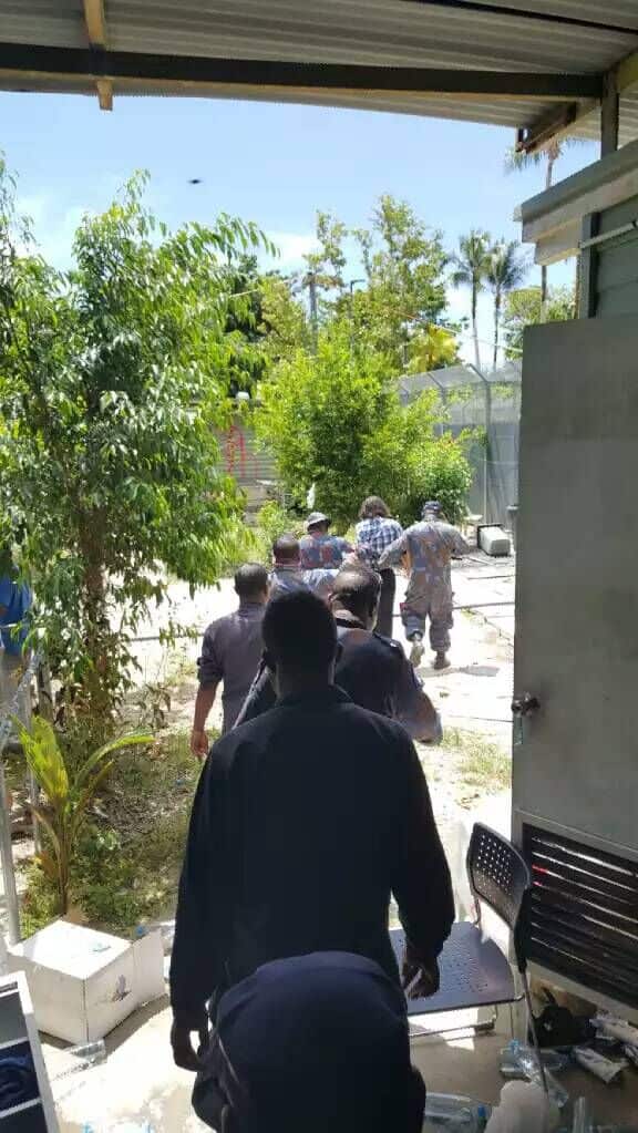 Kurdish refugee Behrouz Boochani.