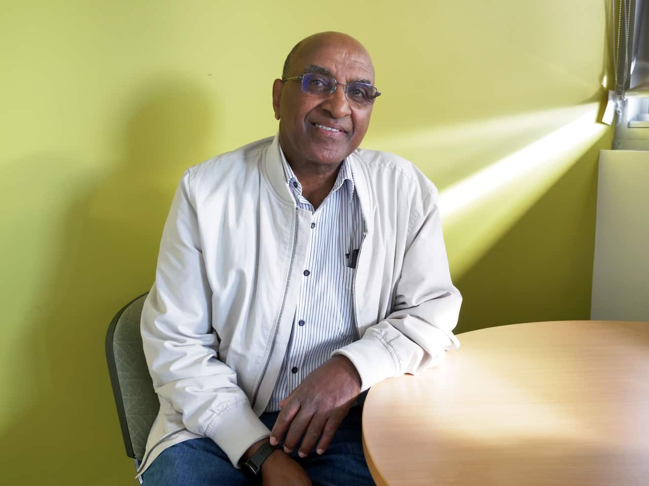 Belai Tesfaldet is from Eritrea and is a community leader for the Tigrinya speaking community in Hobart.