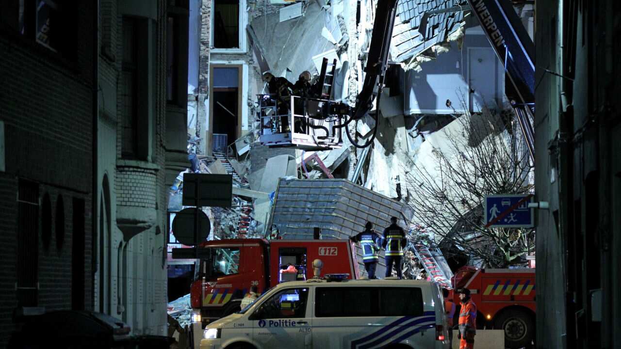 Emergency services respond to the incident.