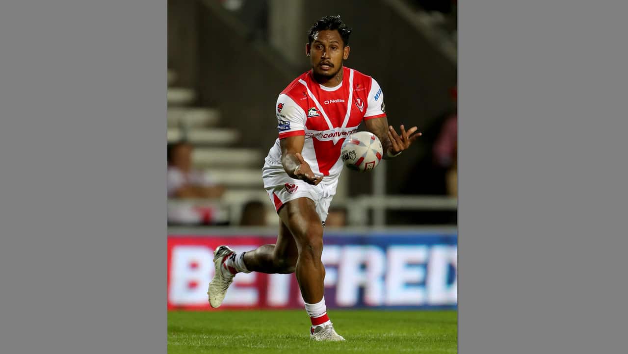 Ben Barba during the Betfred Super League match at the Totally Wicked Stadium.