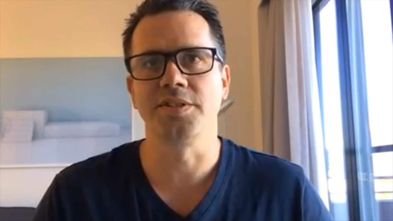 Ship captain Ben Phillips is spending more time away from his family due to quarantine requirements. 