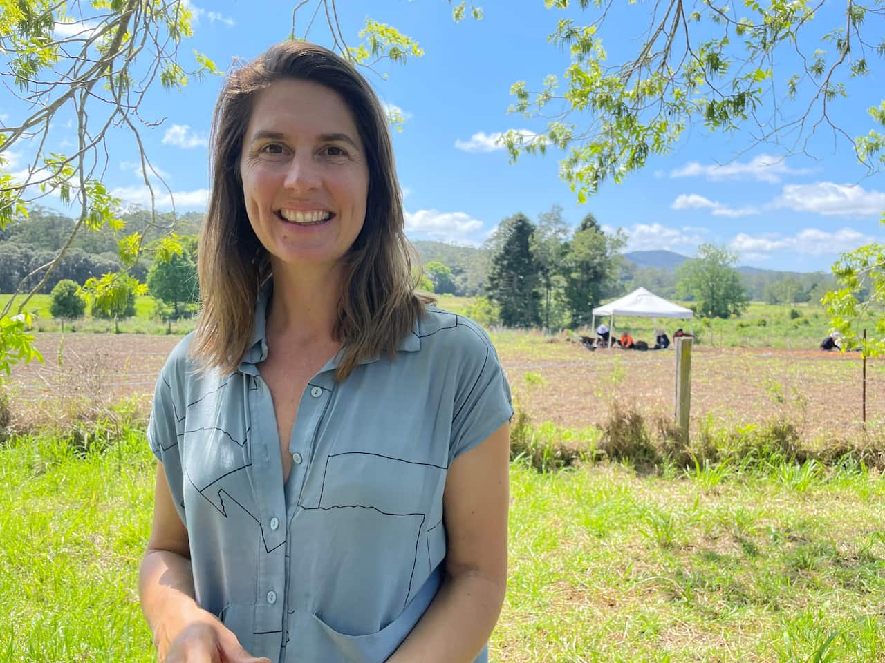 IGNITE small business program manager Rebecca Mordaunt looks towards camera.