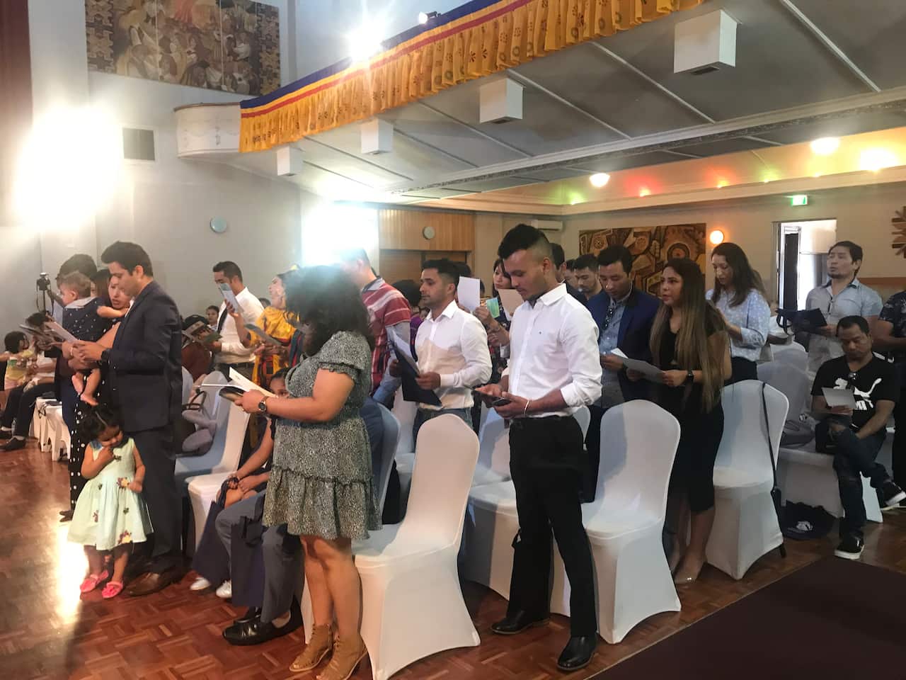 Fifteen Bhutanese were sworn in as Australian citizens this week - on the Bhutanese national day.