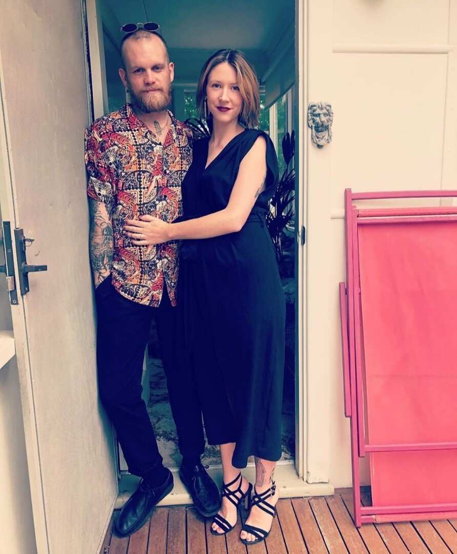 Bianca Atkins and her partner Sam.