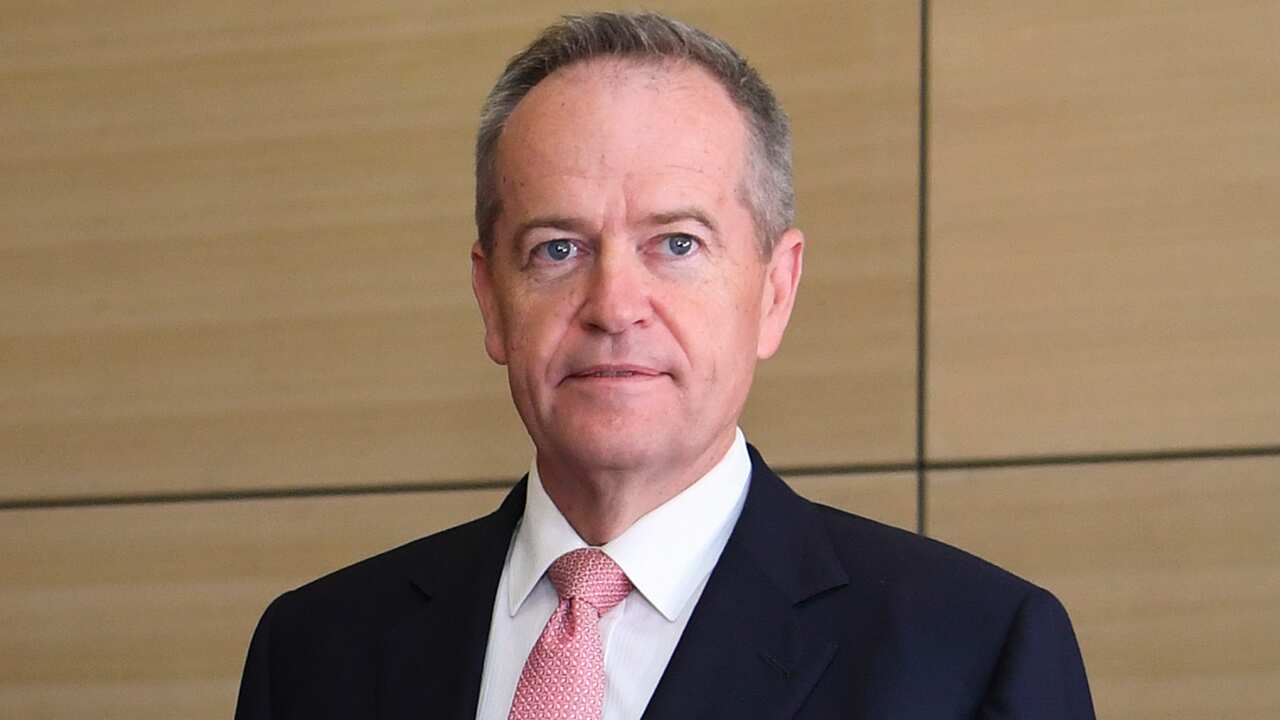Bill Shorten on election day. 