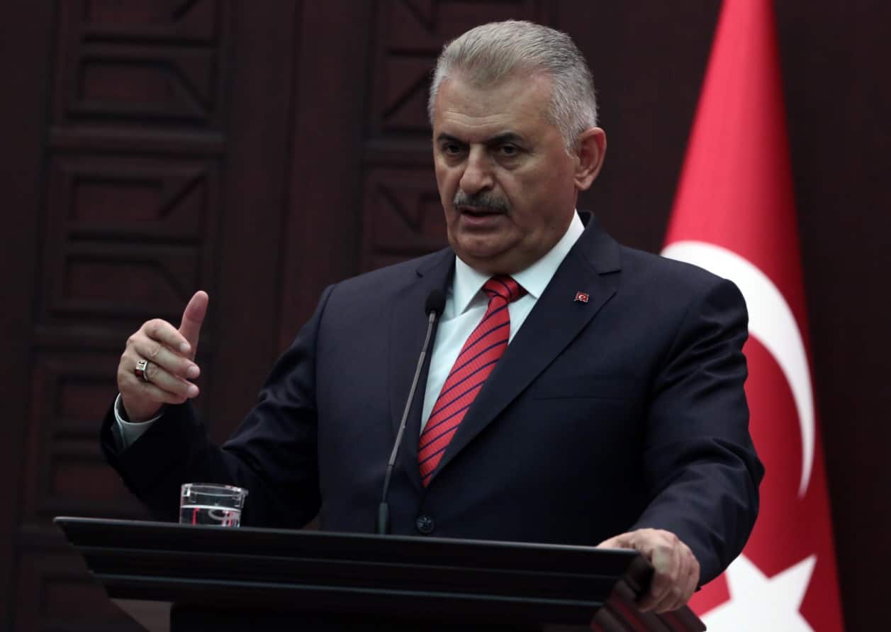 File image of Turkish Prime Minister Binali Yildirim