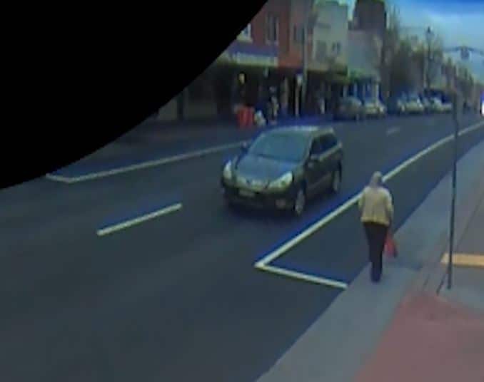 CCTV captured Ms Devine walking from a hotel on Katoomba St.