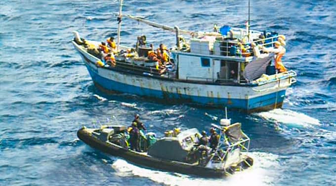 The boat carrying 20 Sri Lankans was intercepted last week. 