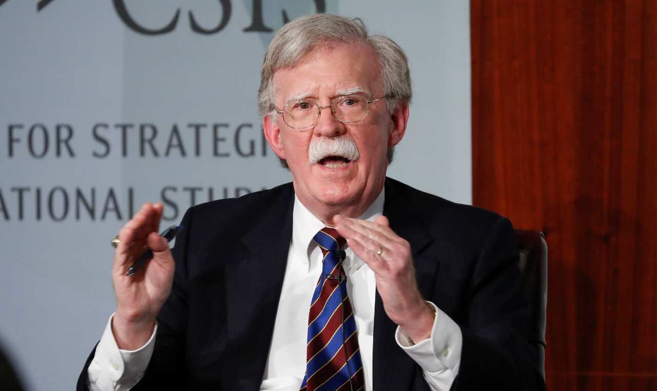 Donald Trump’s former national security adviser, John Bolton.