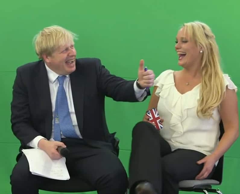 Then-London mayor Boris Johnson spoke at events for Jennifer Acuri’s Innotech start-up.