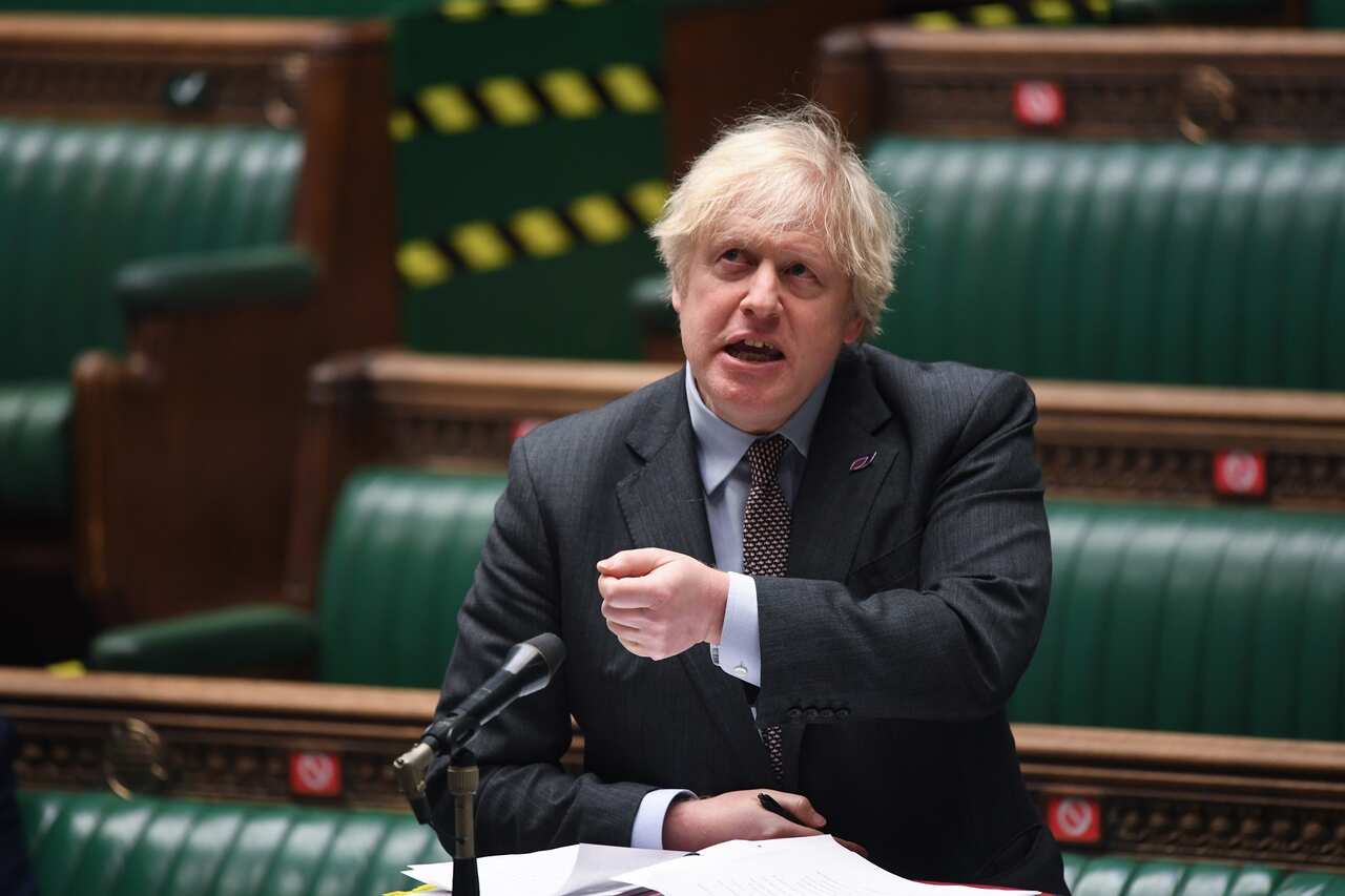 Britain's Prime Minister, Boris Johnson, says the decision on reopening schools will be made next month. 
