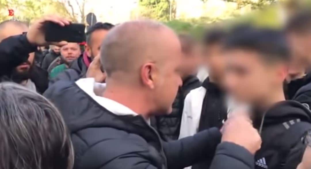 The teen known as "Simone" has been hailed a new 'hero of the left' after standing up to fascists in viral video.