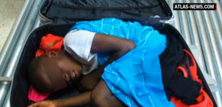 Boy found in suitcase being smuggled into Spanish border 