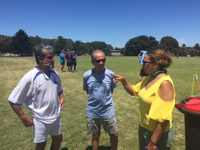 Gelcimar Freire,  Ross Warren and Maria Olson