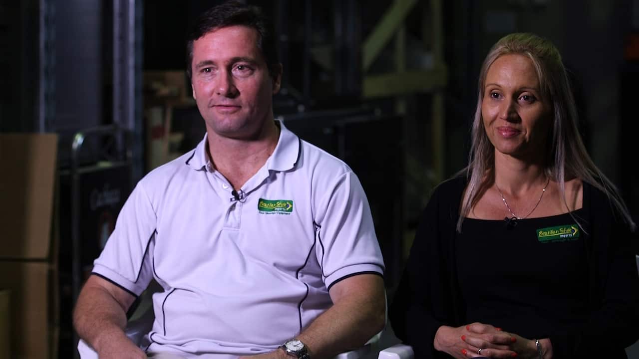 Ana Ferreira and Jason Hill, founders of Brazilian Style Imports.
