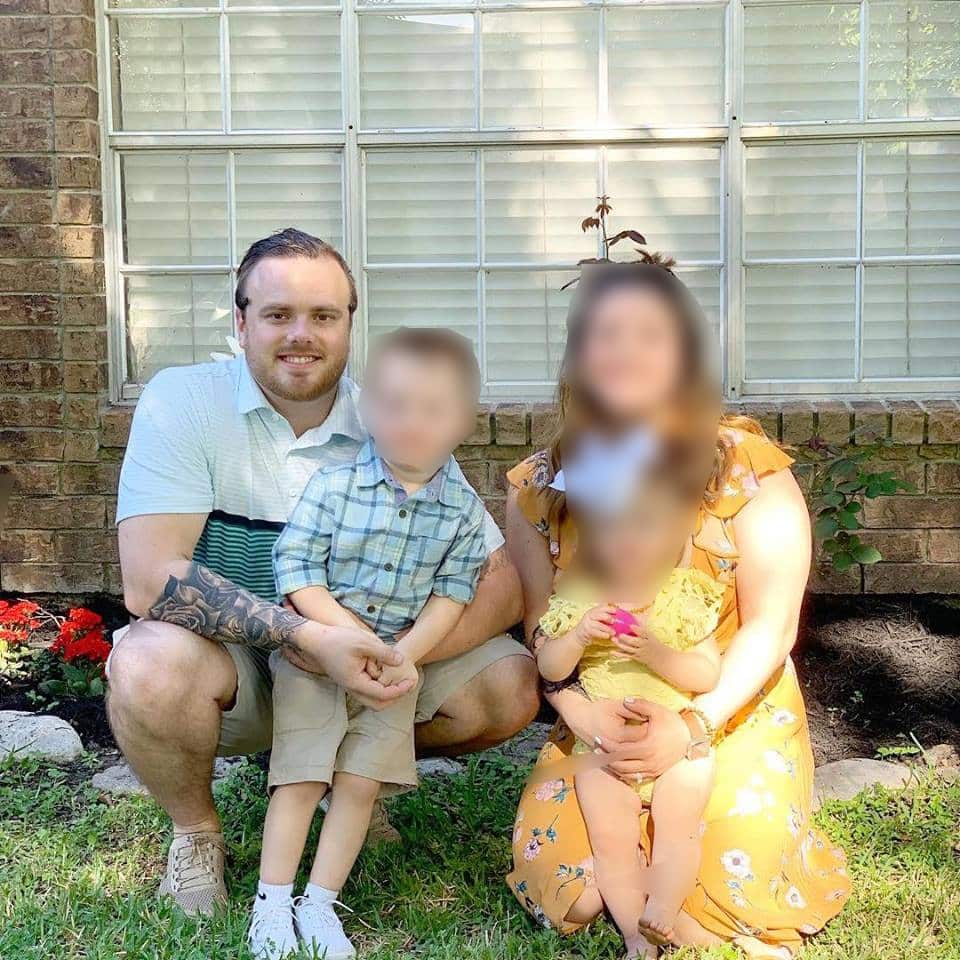 Brenton Estorffe went to the US to play college football before settling in Texas with his family. 