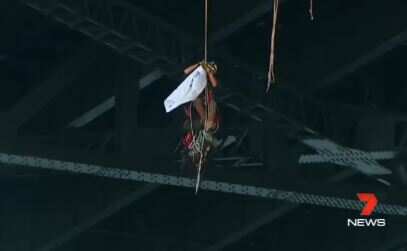 Police are urging motorists to leave extra time while crossing the bridge.