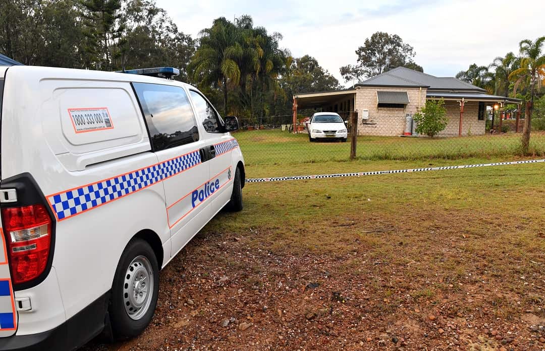 Police visited the house in Buccan in Logan as part of an investigation into a missing girl.