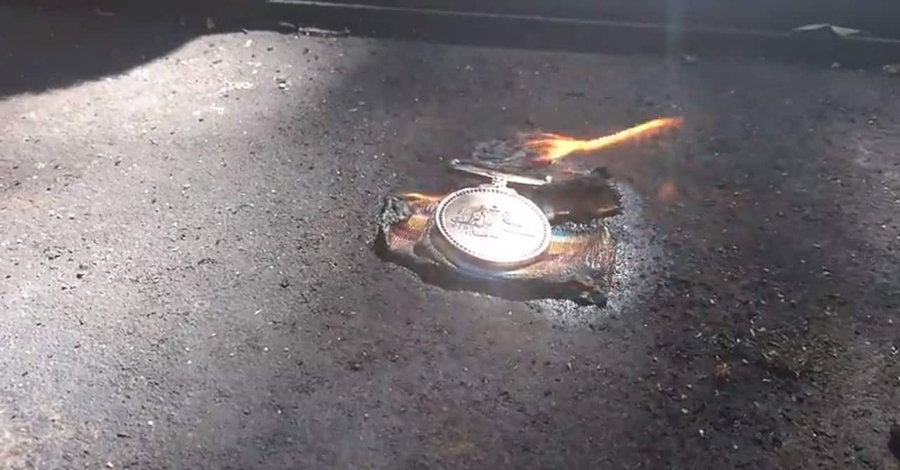 Stuart McCarthy's service medals