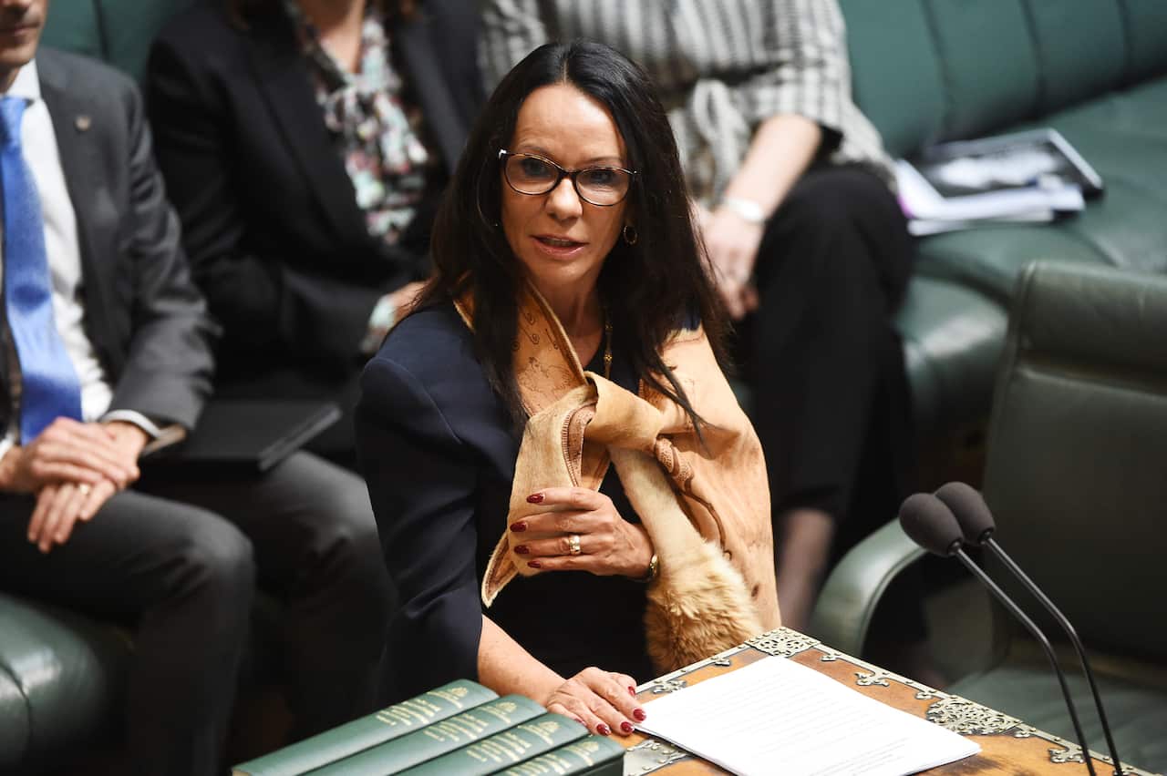 Linda Burney makes her maiden speech in the House of Representatives. 