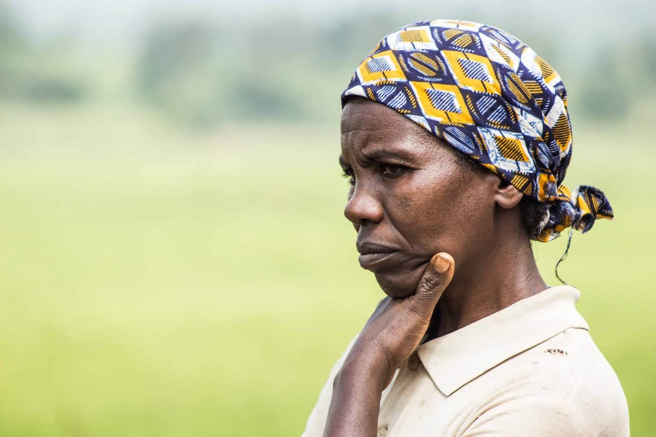 Woman in Burundi 