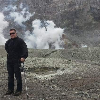 A photo of Whakaari/White Island owner Peter Buttle, uploaded to his Facebook profile