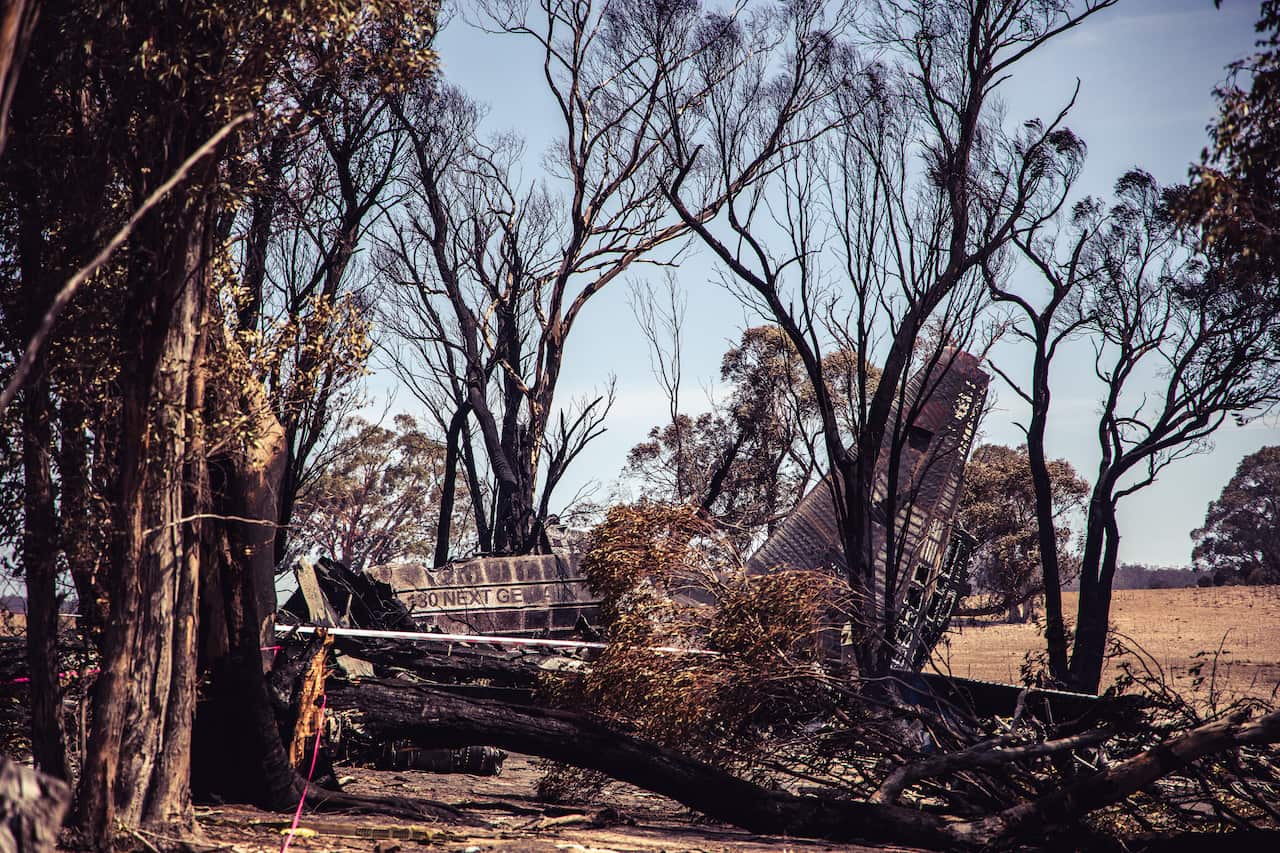 Police and aviation investigators have arrived at the scene of the plane crash.