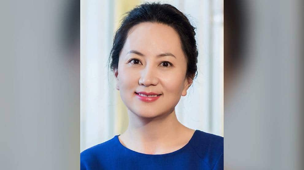 Huawei's global chief financial officer Meng Wanzhou.  