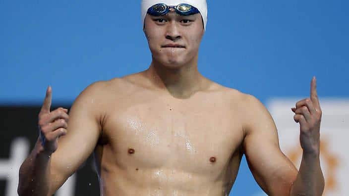 Chinese swimmer Sun Yang