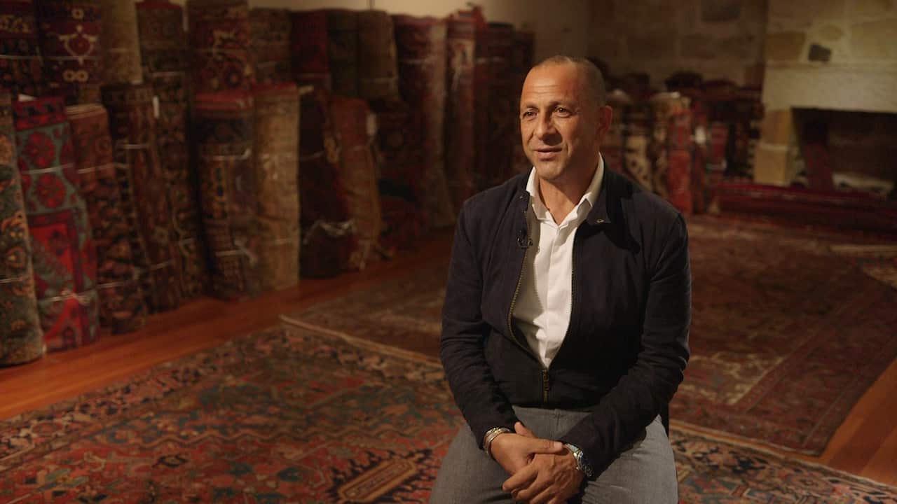 Bob Cadry, the owner of Cadry's Rugs.