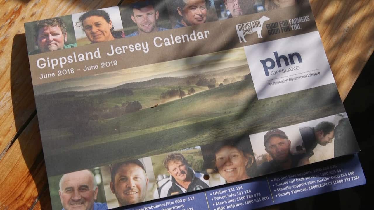 Gippsland Jersey calendar is hoping to raise awareness of mental health issues in rural areas.