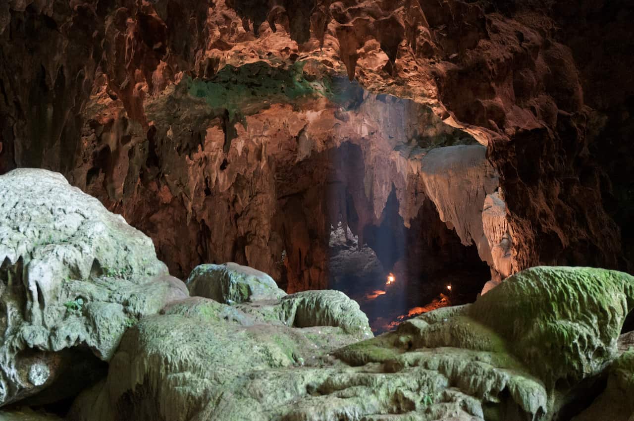 Callao Cave on Luzon Island of the Philippines
