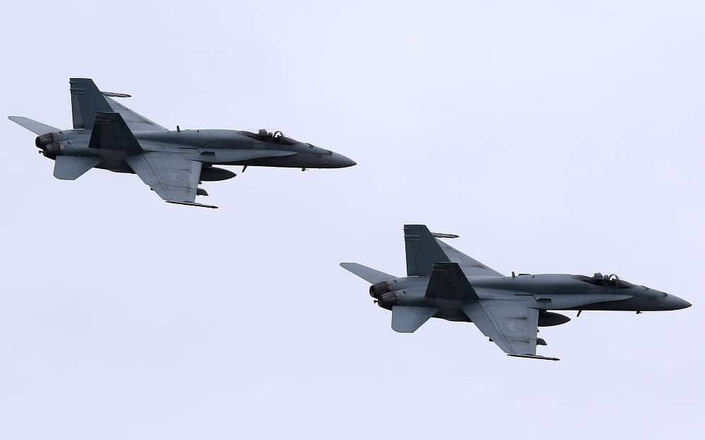 canada air raids