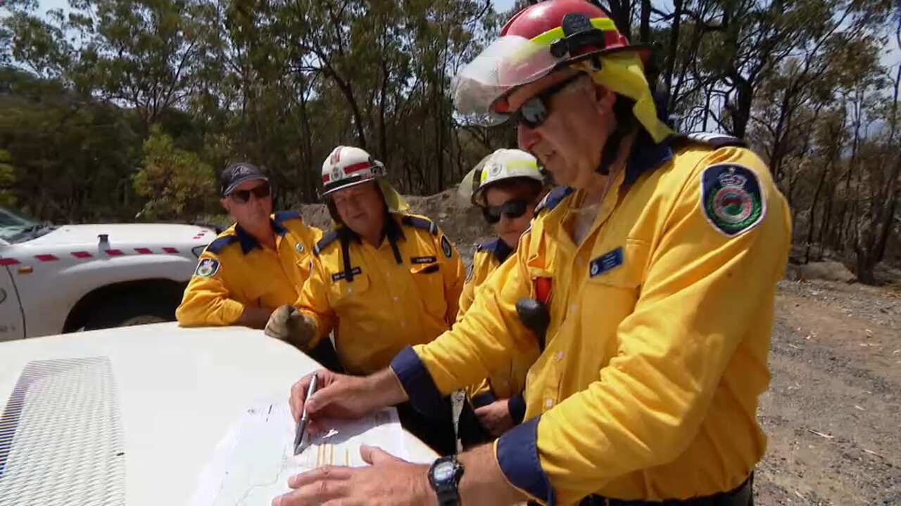 RFS volunteers gather ahead of an operation. 