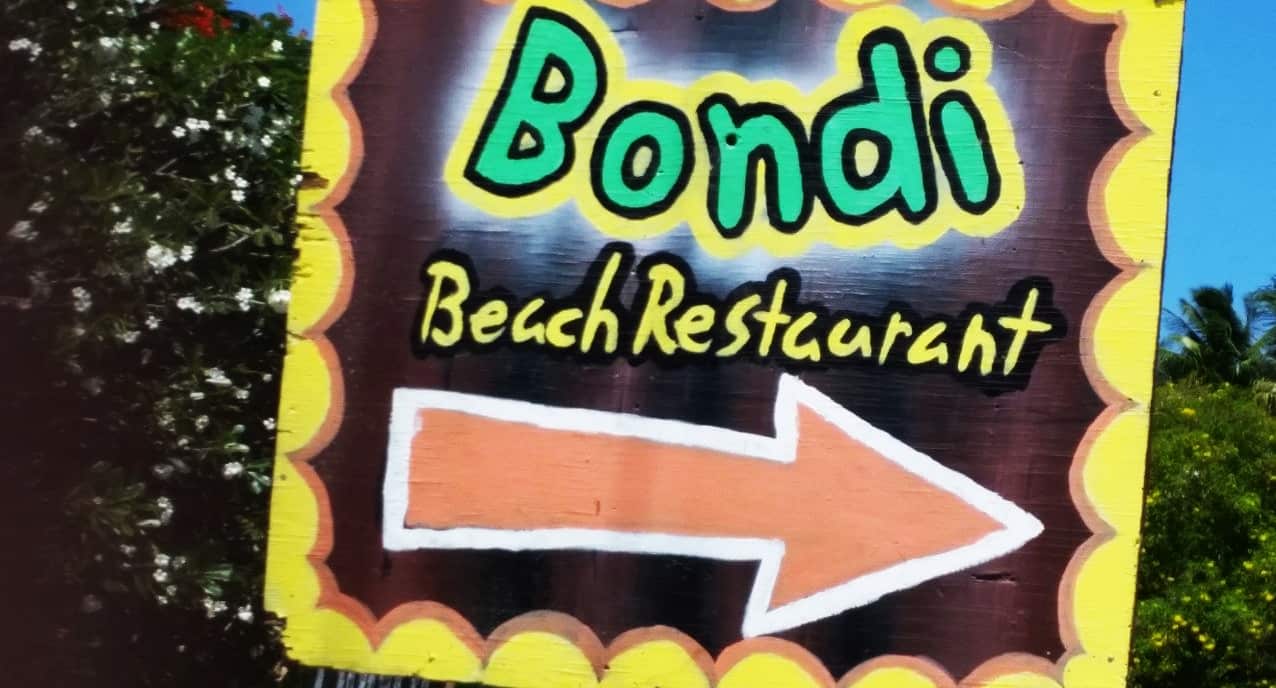 Bondi Beach was highly rated for it's Lebanese food and was popular among Australians on the island.
