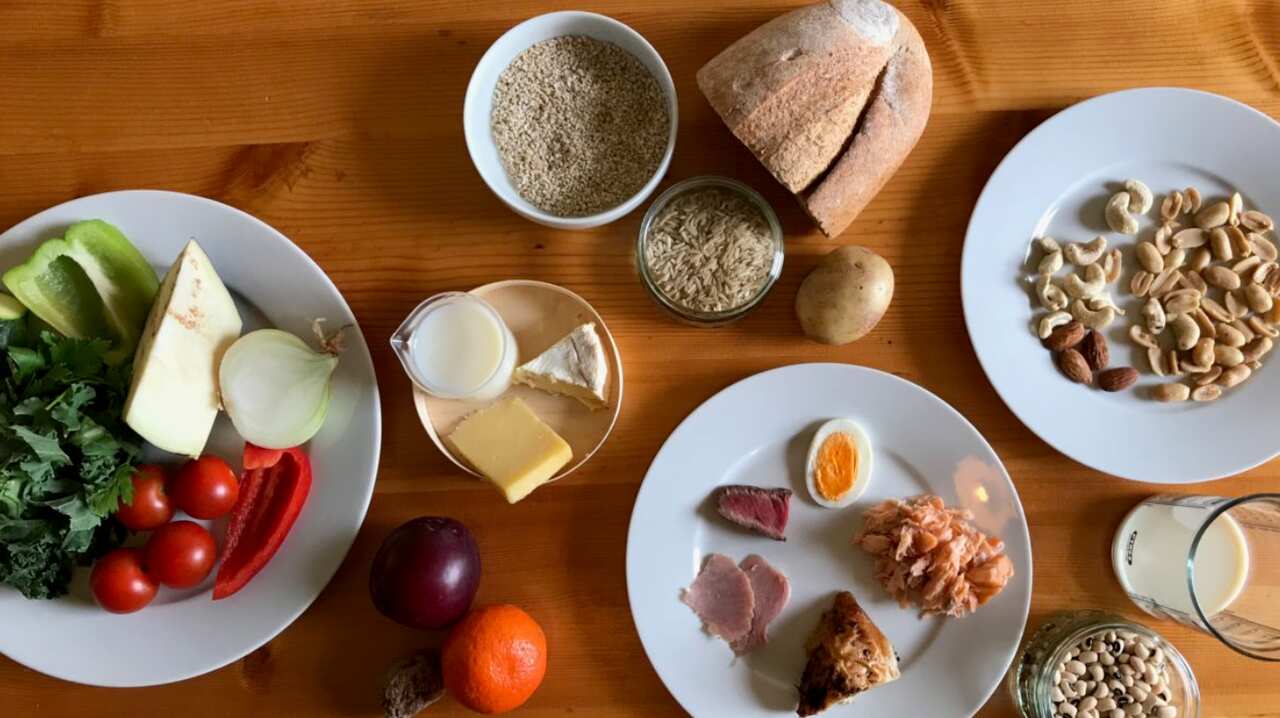 Scientists say the ideal diet includes doubling of consumption of nuts, fruits, vegetables and legumes, and a halving of meat and sugar intake.