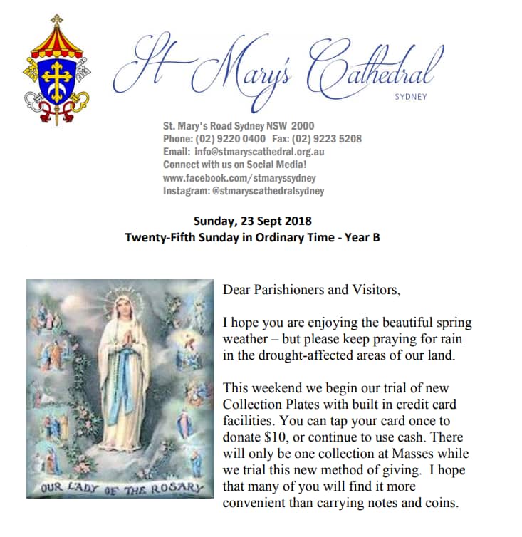 St Mary's Cathedral Sydney