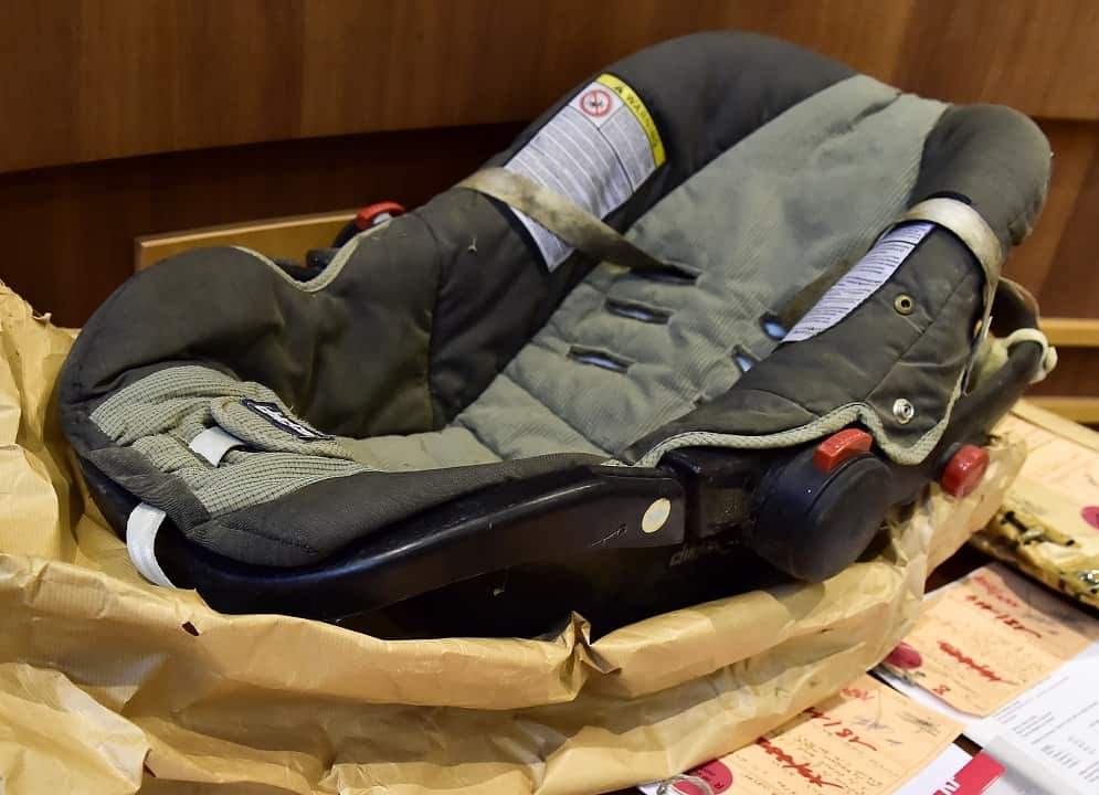 Some of the evidence presented in court showing where the child was kept.